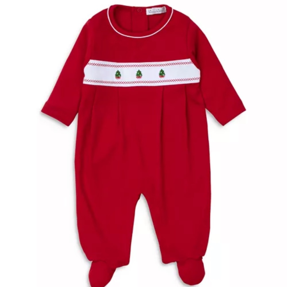 Kissy Kissy Red Holiday/Christmas Footie Unisex